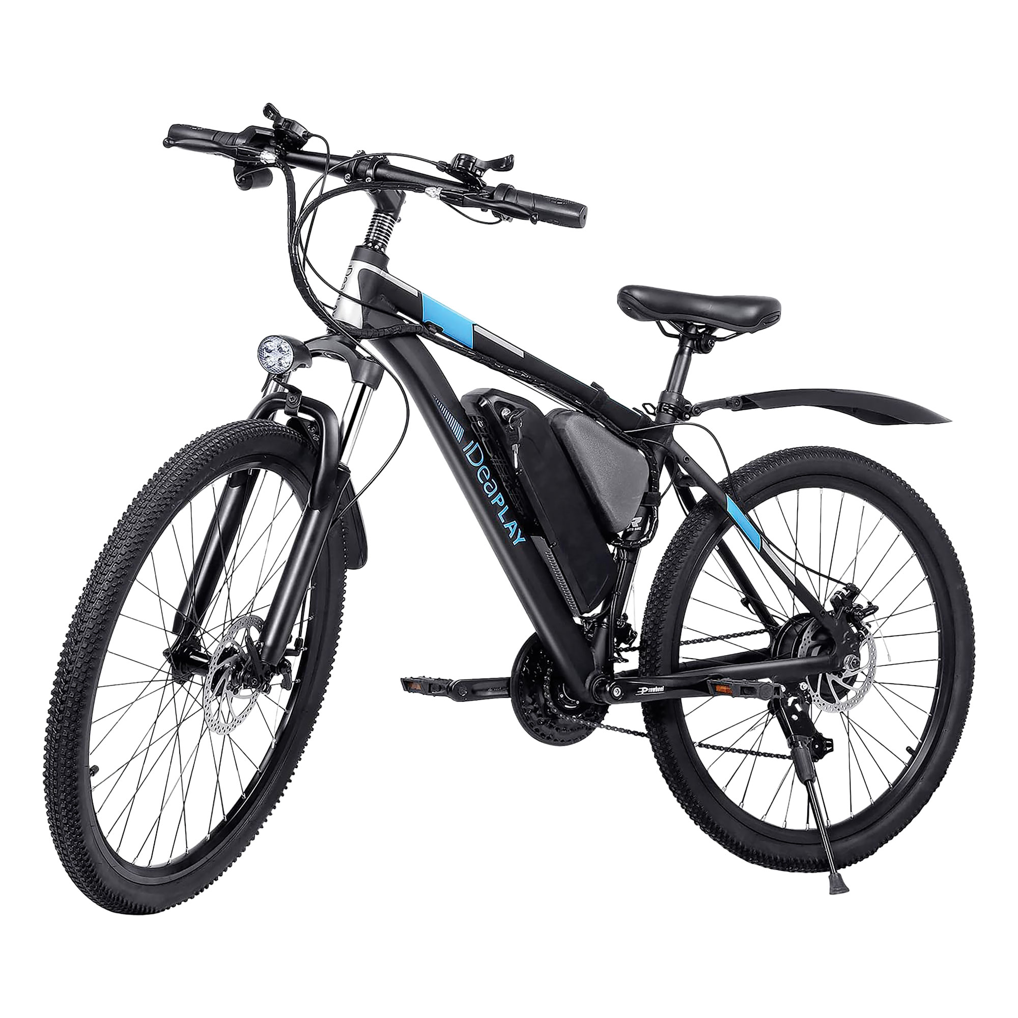 iDeaPlay 26" 350W Electric Mountain Bike - Black