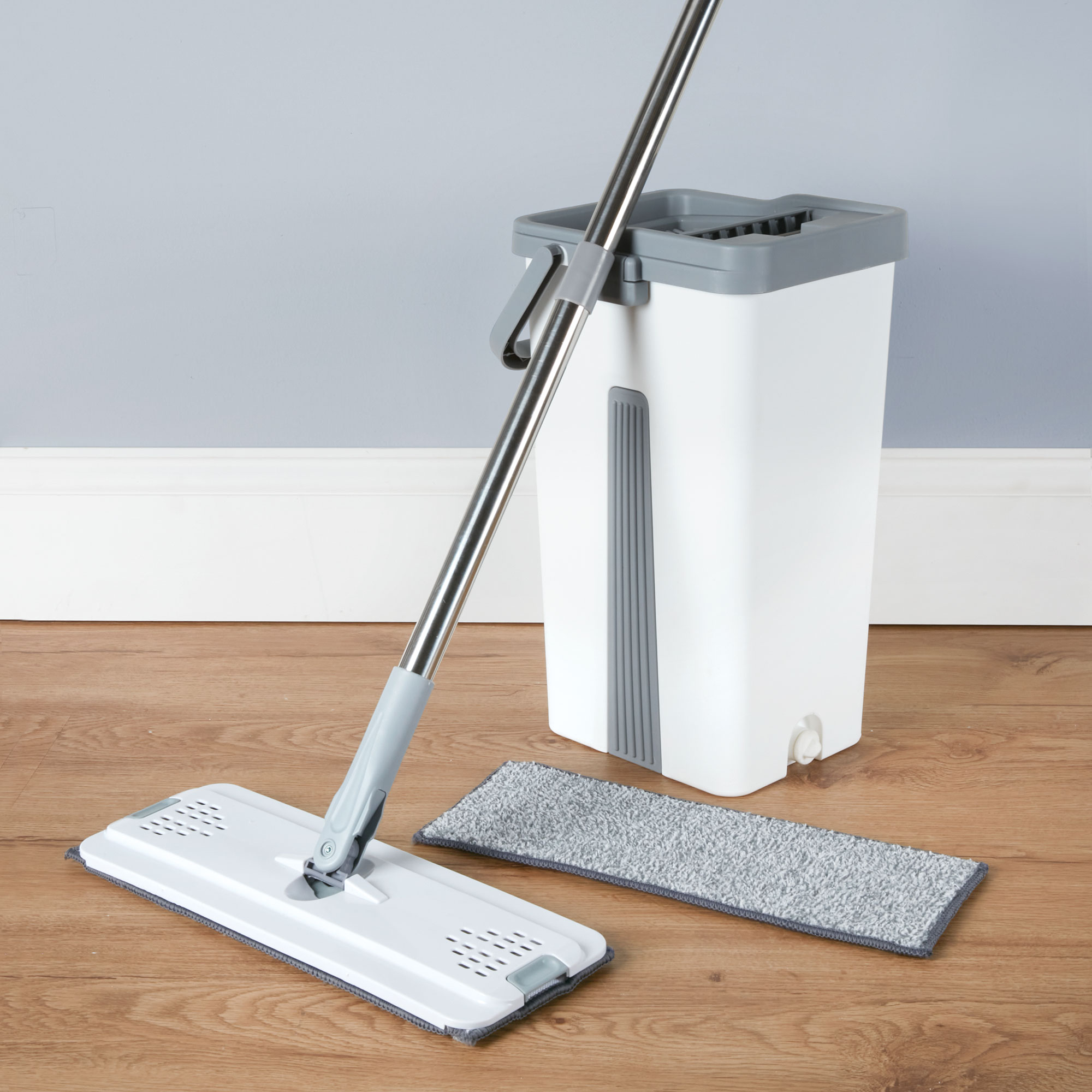 Flat Mop & Bucket Set