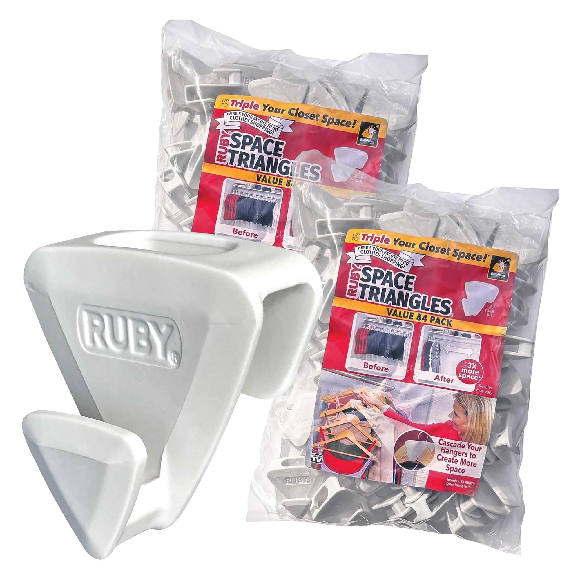 Ruby Space Triangles - 108 Pack