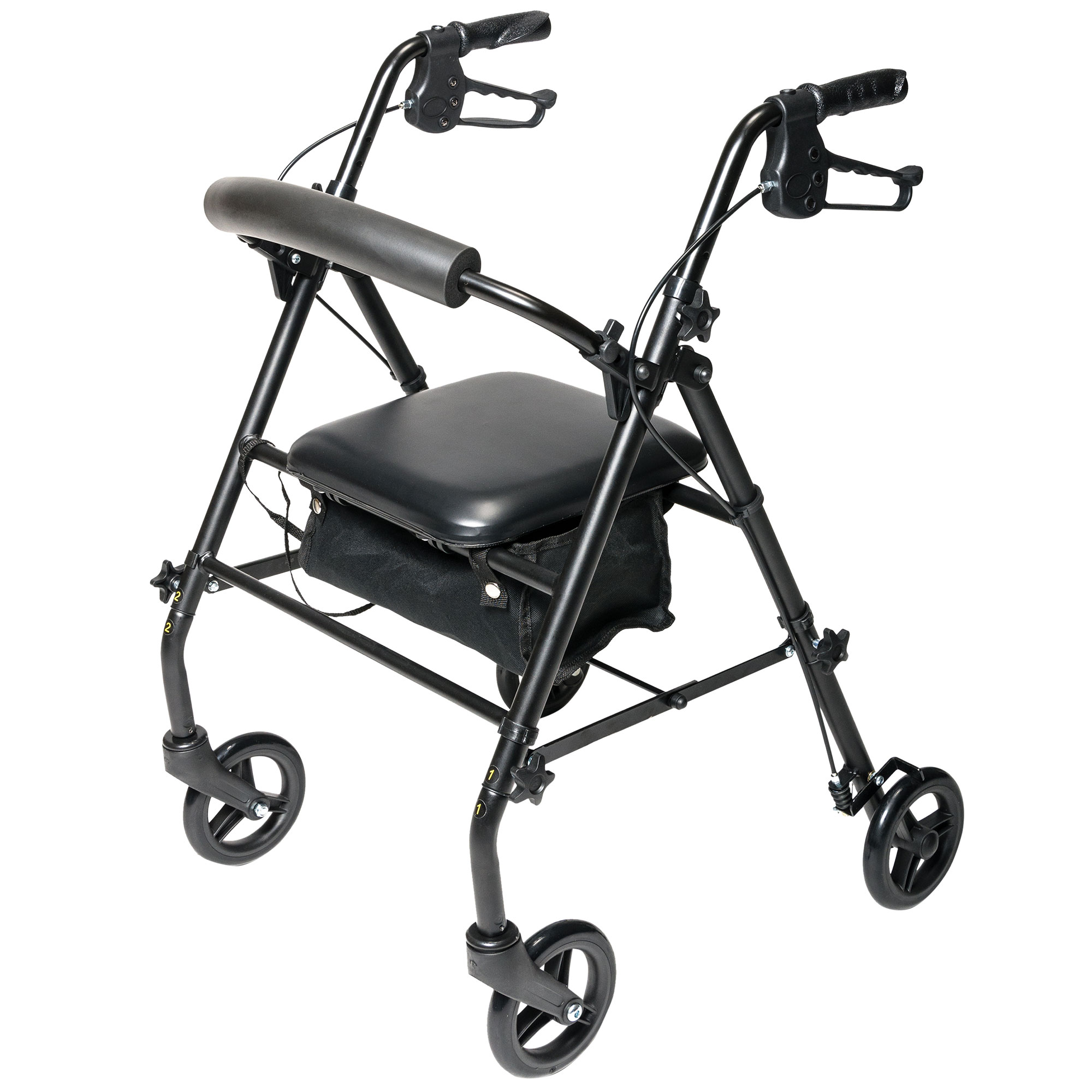 Lumex Walkabout Steel Rollator Walker