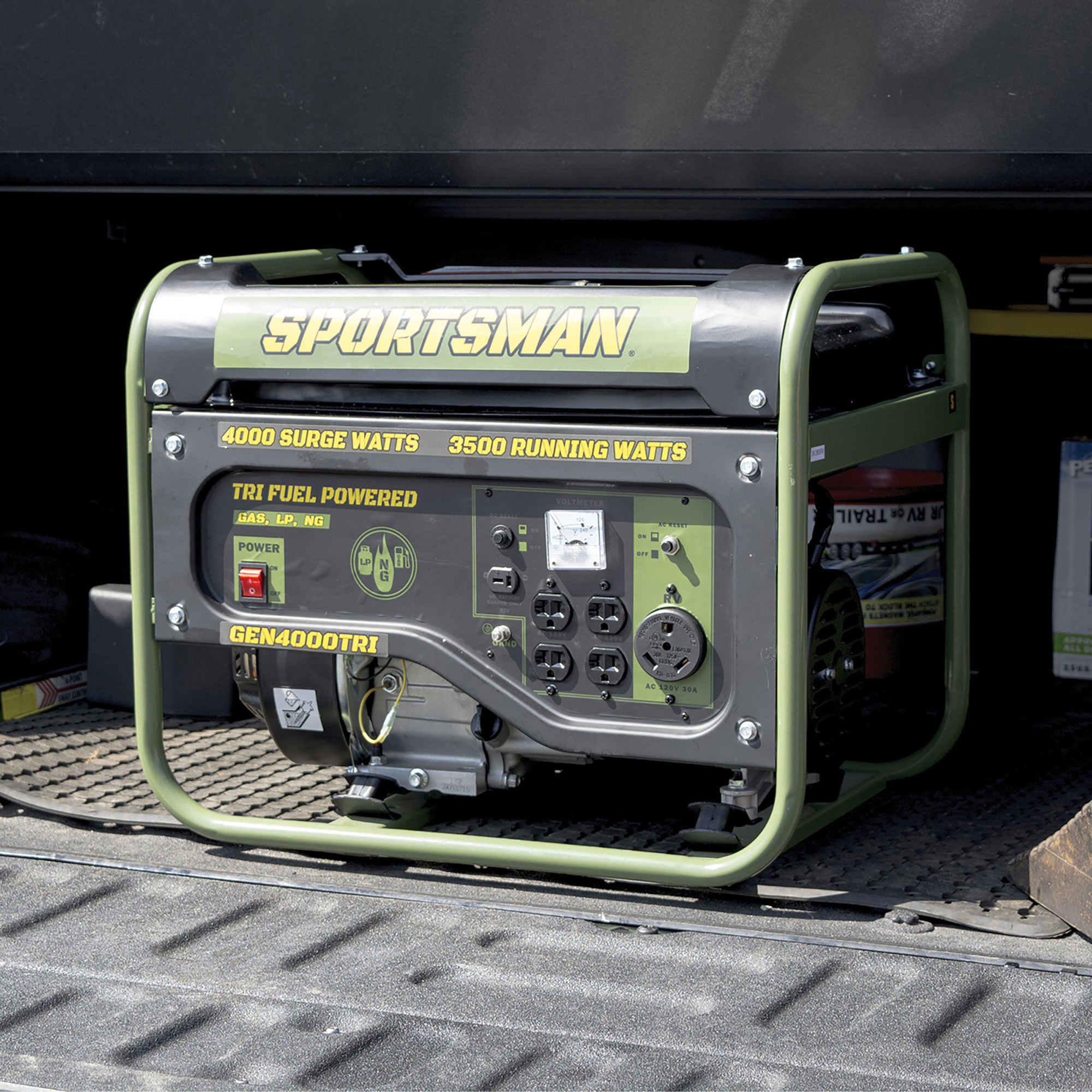 Sportsman 4000W Tri-Fuel Portable Gas Generator