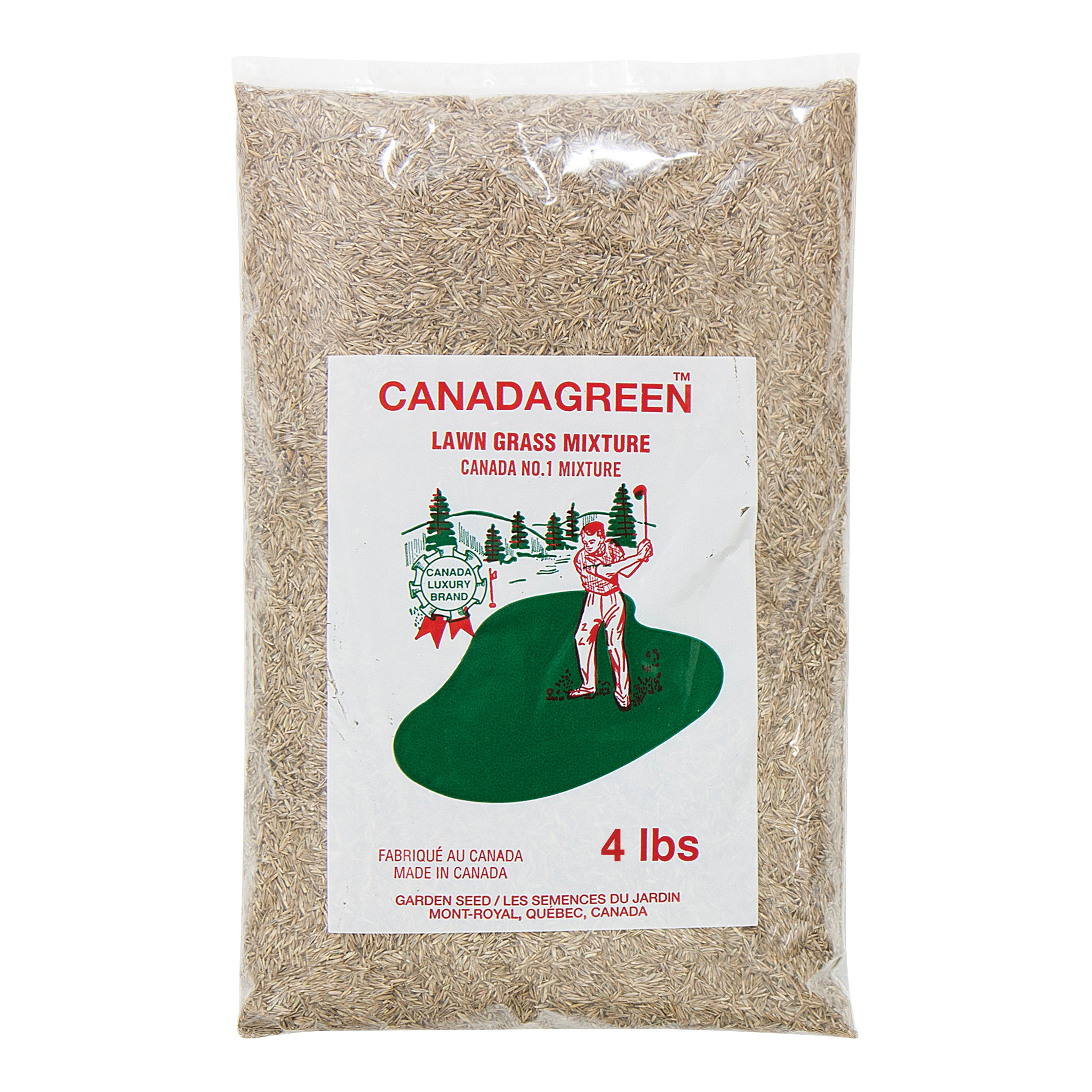 Canada Green Premium Grass Seed - 4 Pound Bag | As Seen On TV